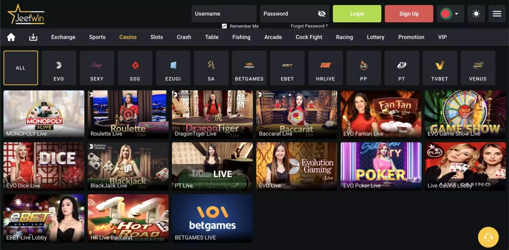 jeetwin live casino